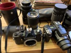 Quantity of cameras and camera lenses