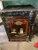 Ardley fire resisting metal safe with key,