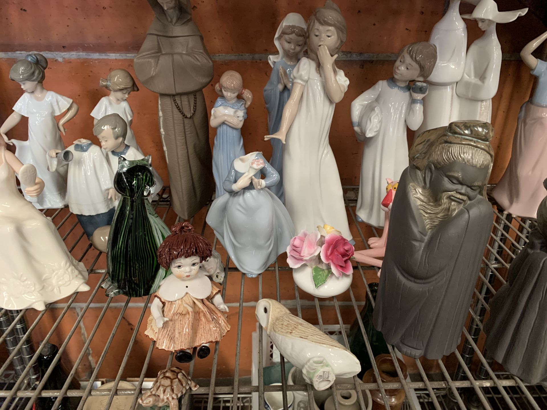 A quantity of Lladro and Nao figurines, including Chinese Monks - Image 4 of 4