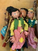 Four Pelham puppets