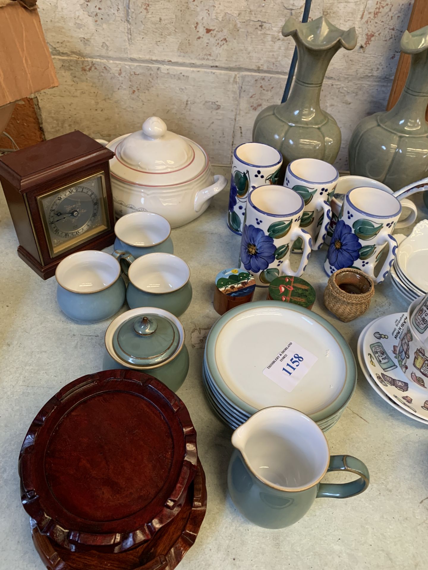 Denby coffee set, together with other items including Royal Albert, Royal Doulton and Lladro - Image 5 of 5