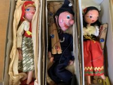 Three Pelham puppets