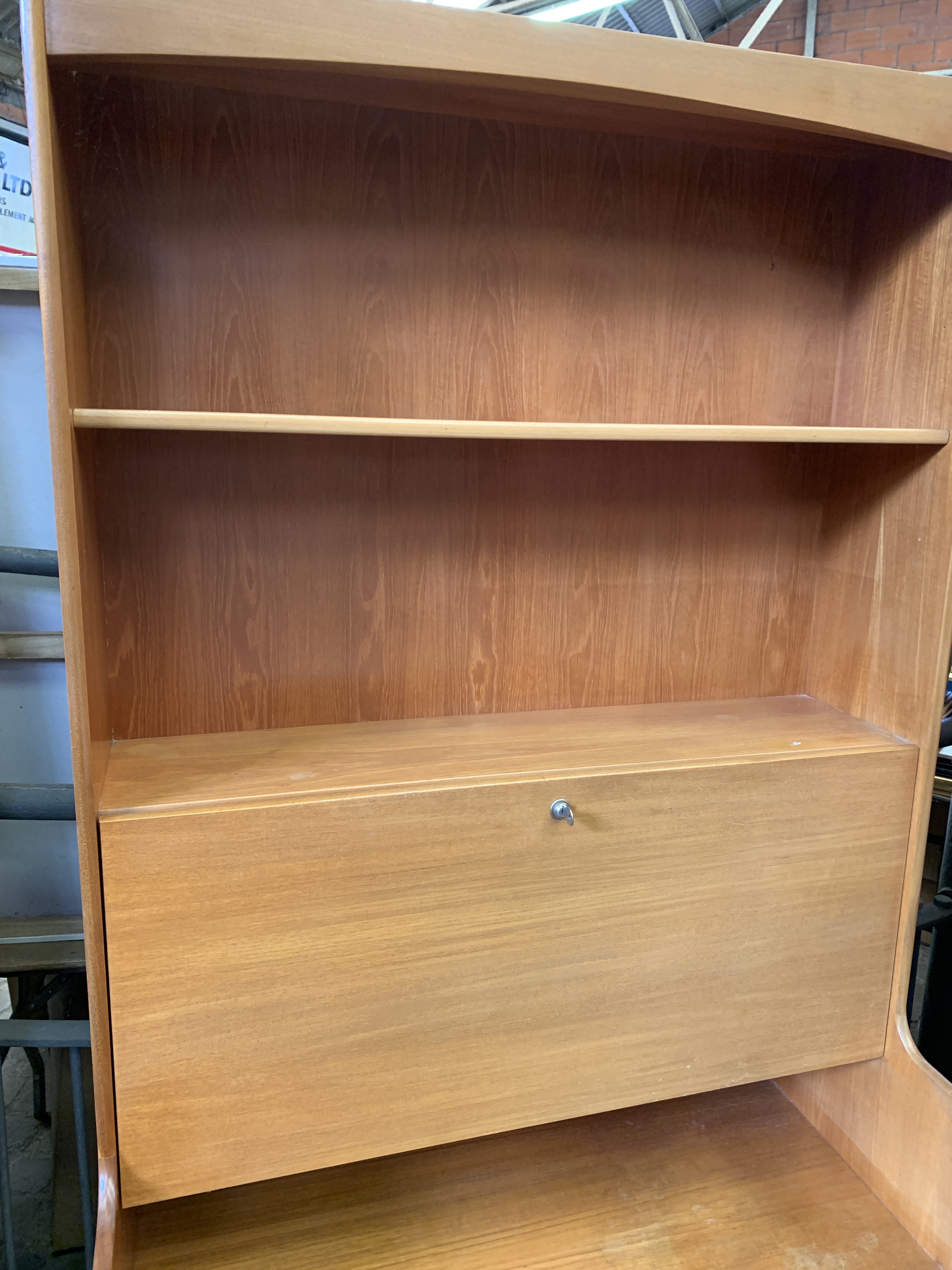 Nathan teak cocktail cabinet/display and storage unit - Image 4 of 4