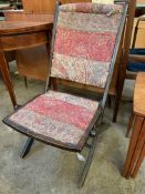 Early 20th century folding chair