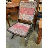 Early 20th century folding chair