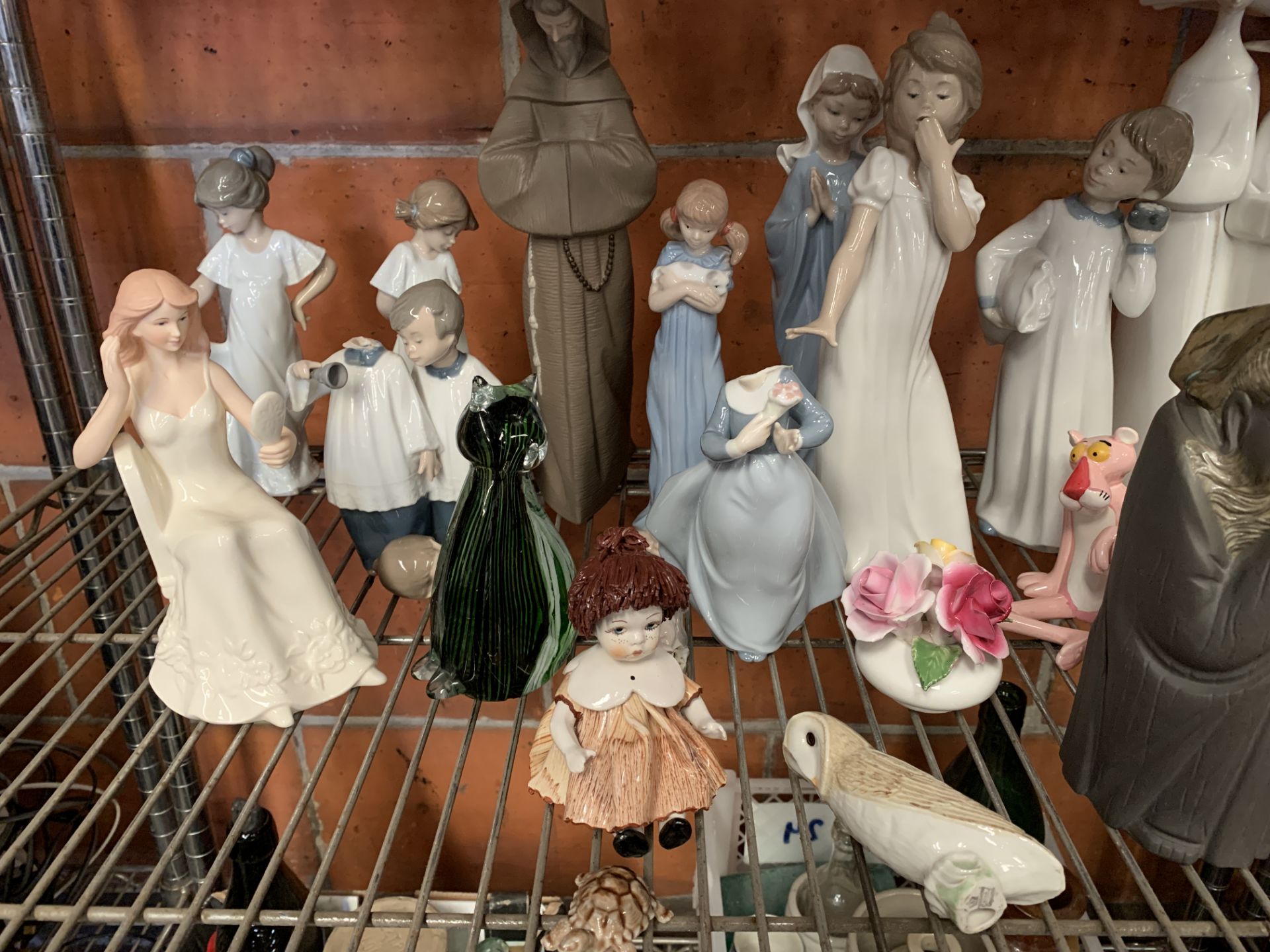 A quantity of Lladro and Nao figurines, including Chinese Monks - Image 2 of 4