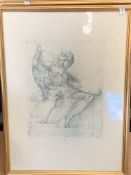 Six framed and glazed prints of classical figures