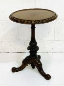 Victorian mahogany wine table