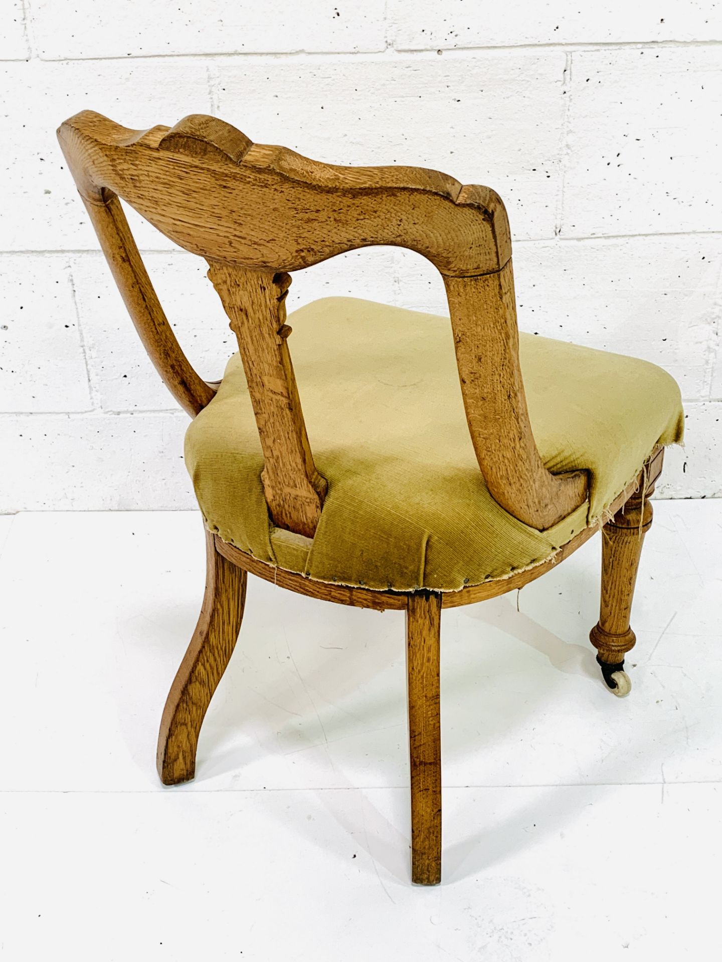 Oak Arts and Crafts style chair - Bild 5 aus 5