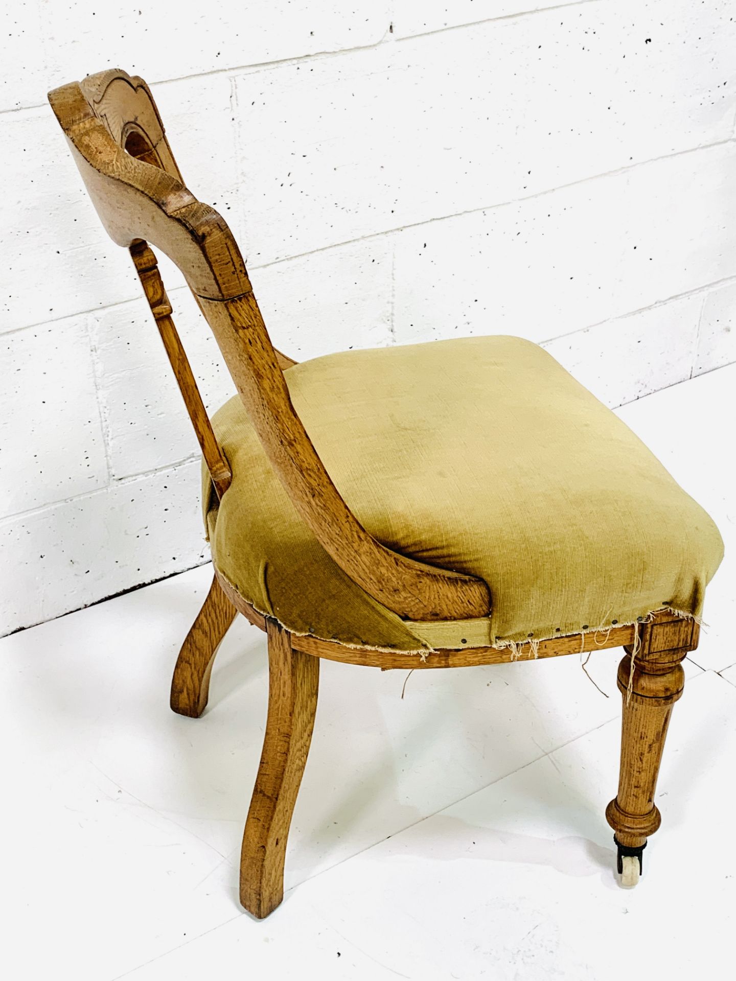 Oak Arts and Crafts style chair - Bild 4 aus 5