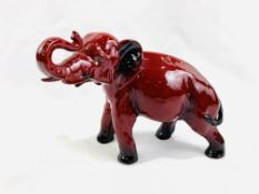 Royal Doulton flambe elephant figurine