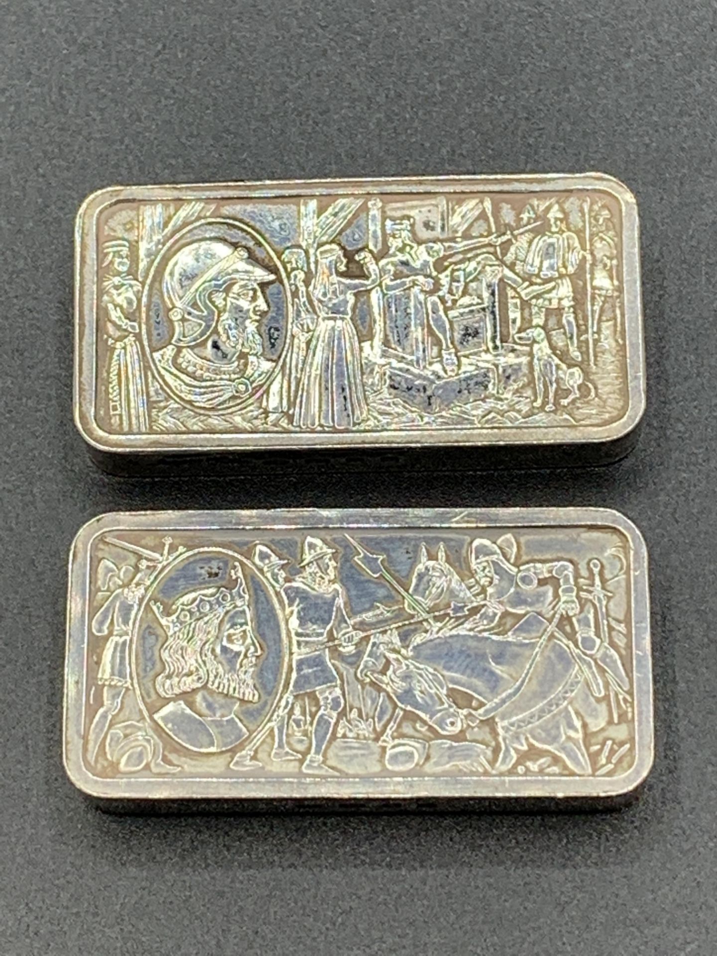Two hallmarked silver ingots - Bild 3 aus 3