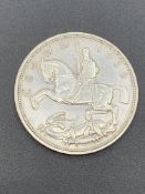 1935 silver crown, very fine