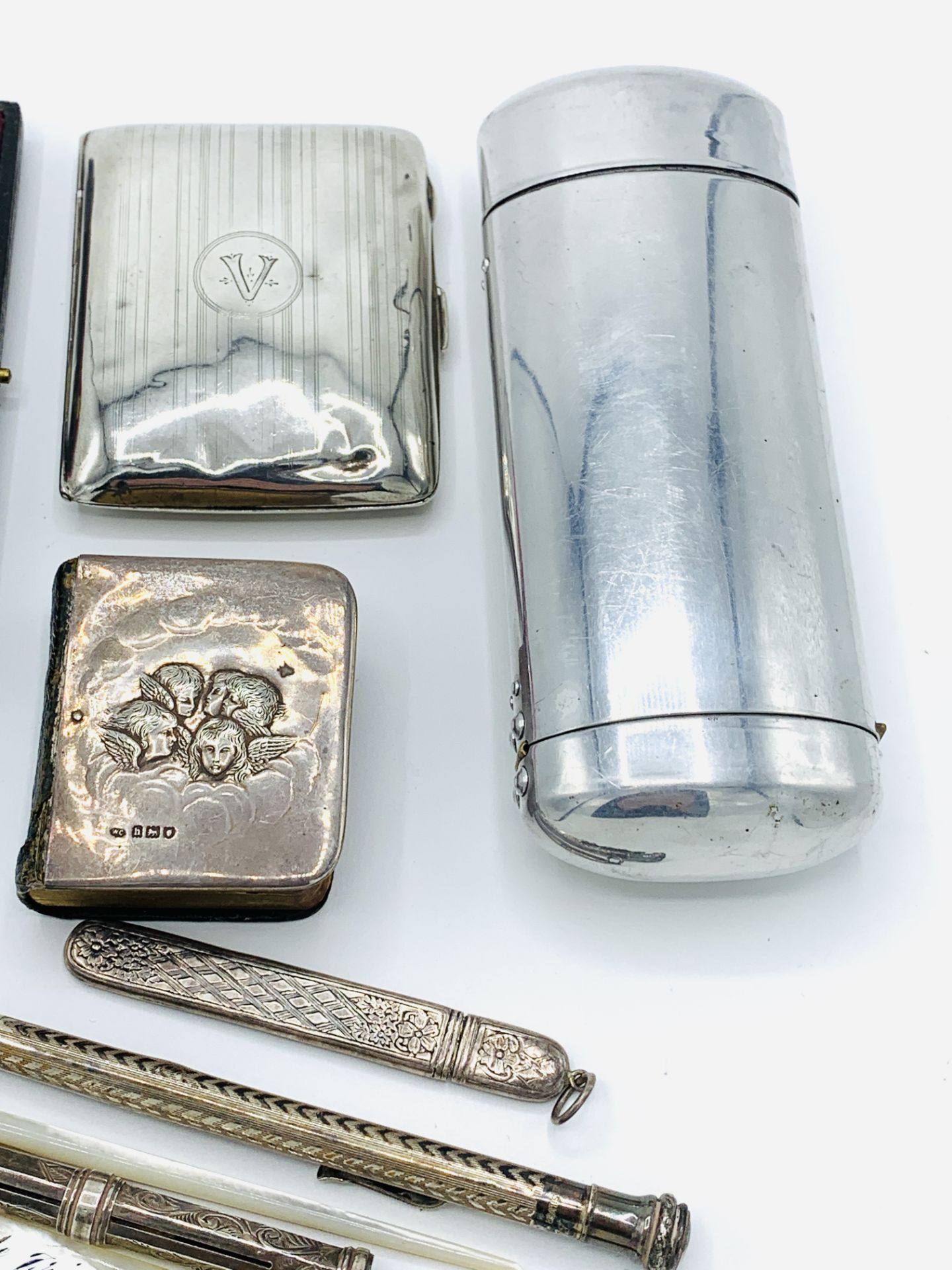 A collection of silver items - Bild 3 aus 5