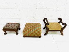 Three footstools