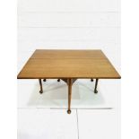 19th century mahogany drop side table
