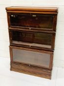 Globe-Wernicke three section bookcase