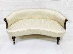 Victorian two seat sofa