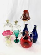 Collection of glassware