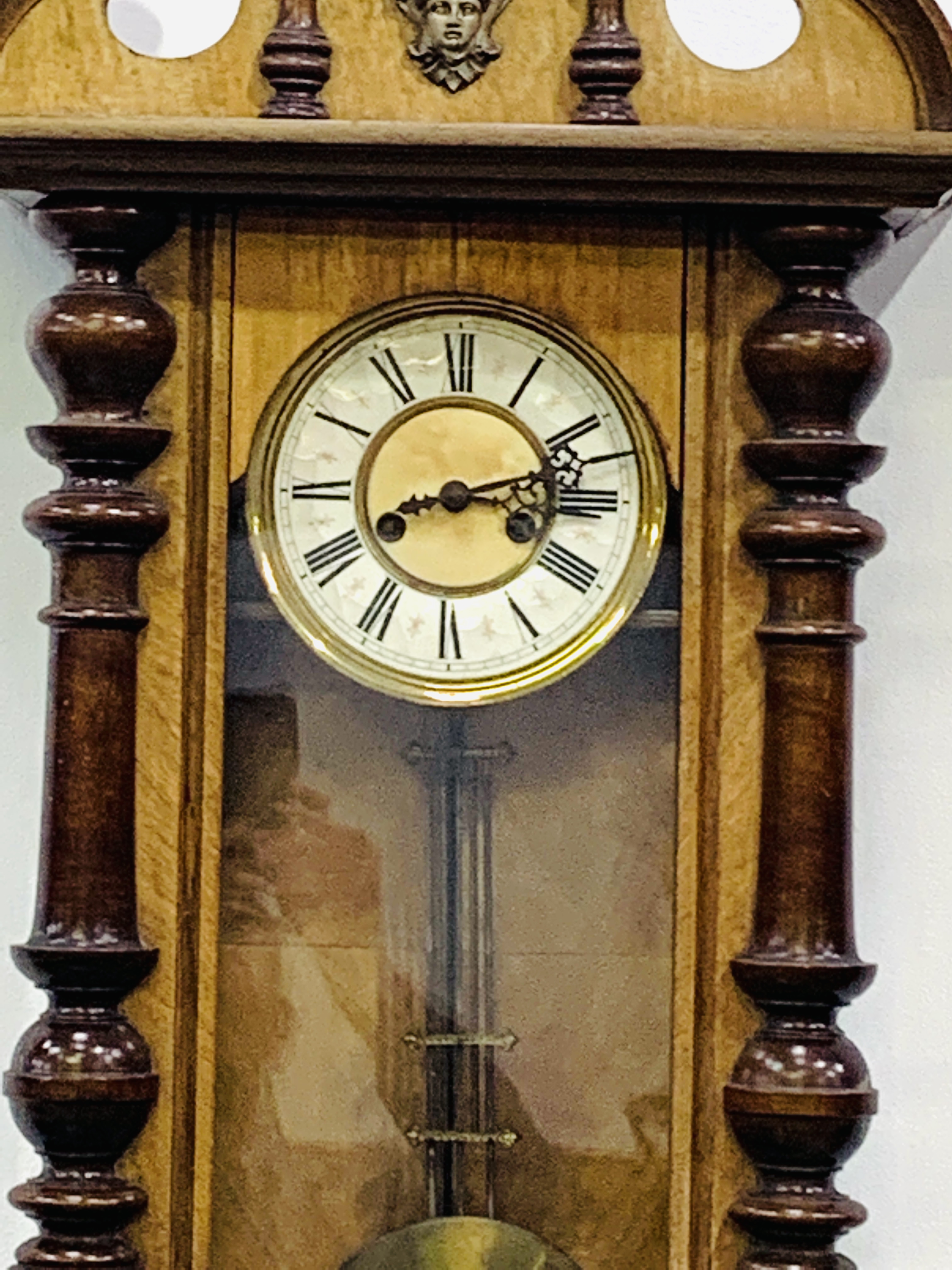 Viennese wall clock - Image 2 of 5