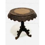 Anglo-Indian tilt top table