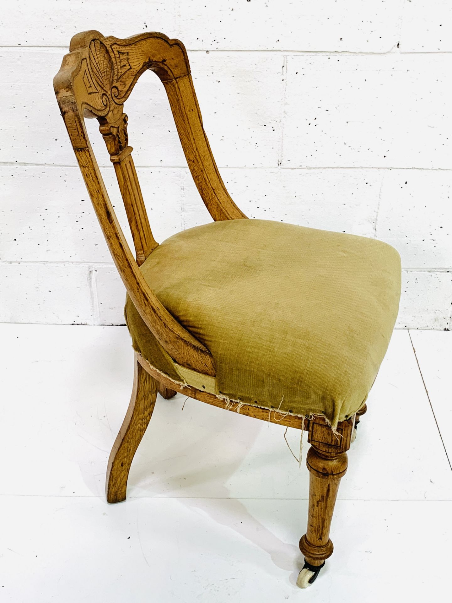 Oak Arts and Crafts style chair - Bild 3 aus 5