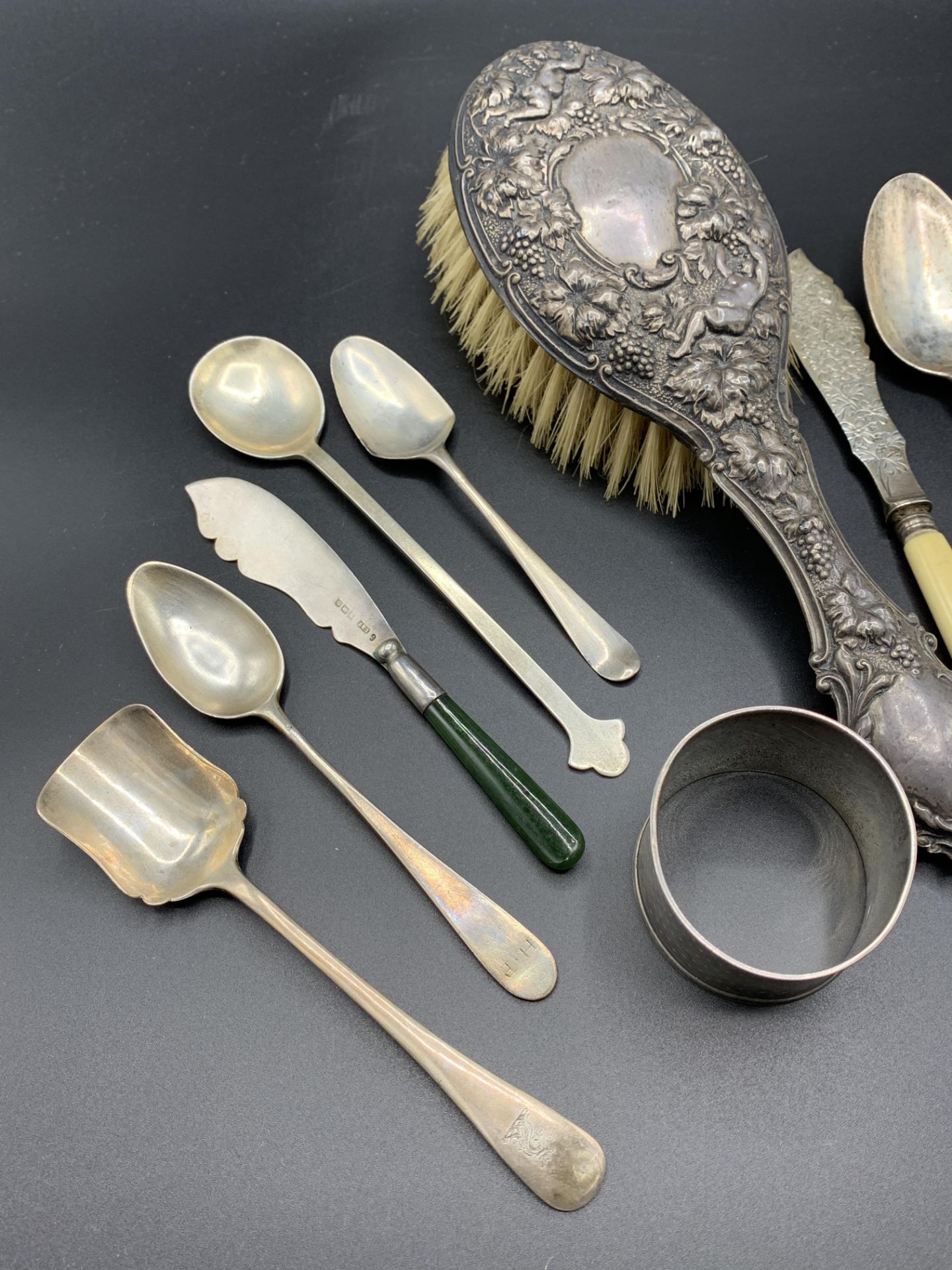 Various hallmarked silver cutlery - Bild 3 aus 3