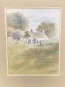 Framed and glazed watercolour, signed by Nigel Price