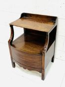 Mahogany chair commode