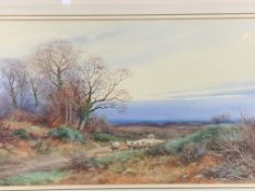 Large framed and glazed watercolour signed E.Annie Hudson