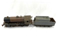 Scratch built model steam locomotive