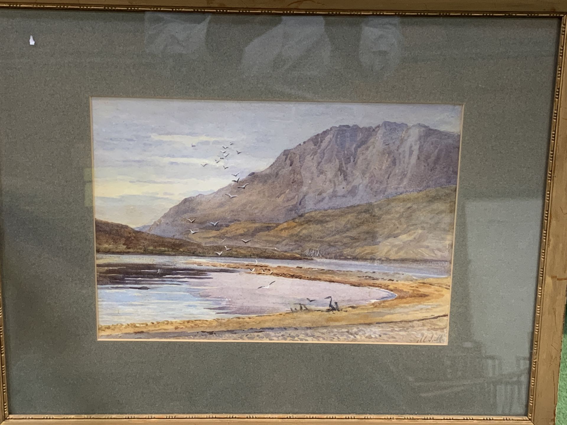 Three framed and glazed watercolours by M Mathews