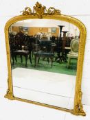 19th century overmantel mirror