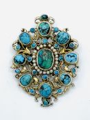 Circa 1880's Austro Hungarian brooch