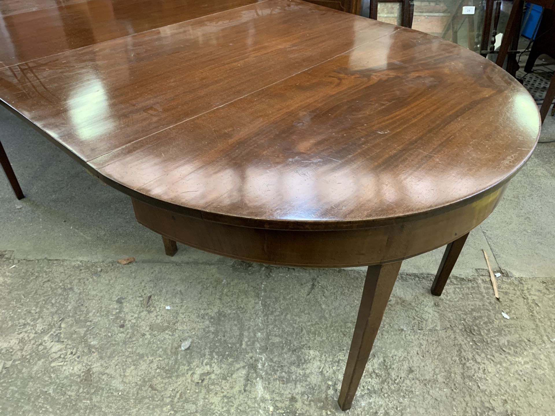 Mahogany extendable table, extending up to 366 cms (12 feet) - Bild 3 aus 9