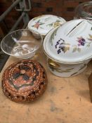 Two Royal Worcester tureens and other items