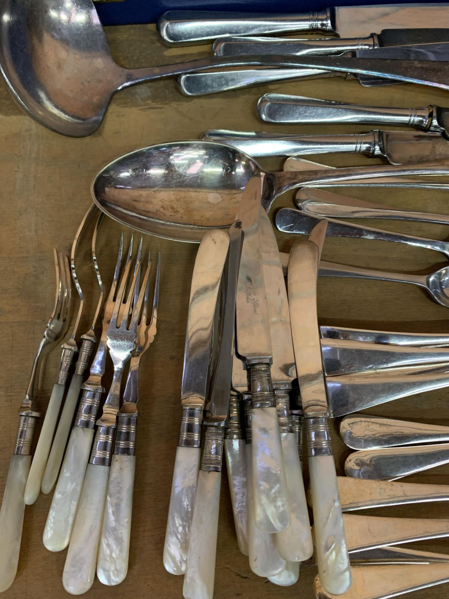 Quantity of silver plate cutlery - Image 2 of 4