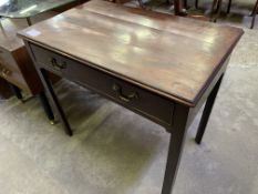 Georgian style mahogany side table