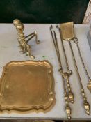 Quantity of brassware