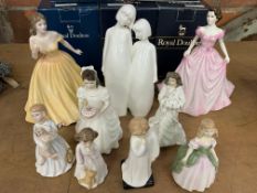 Quantity of Royal Doulton figurines