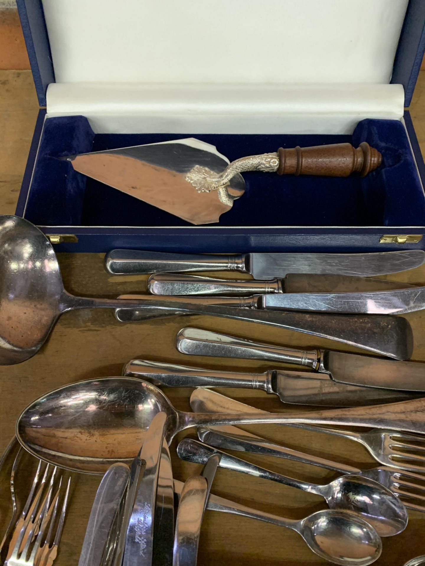 Quantity of silver plate cutlery - Image 4 of 4