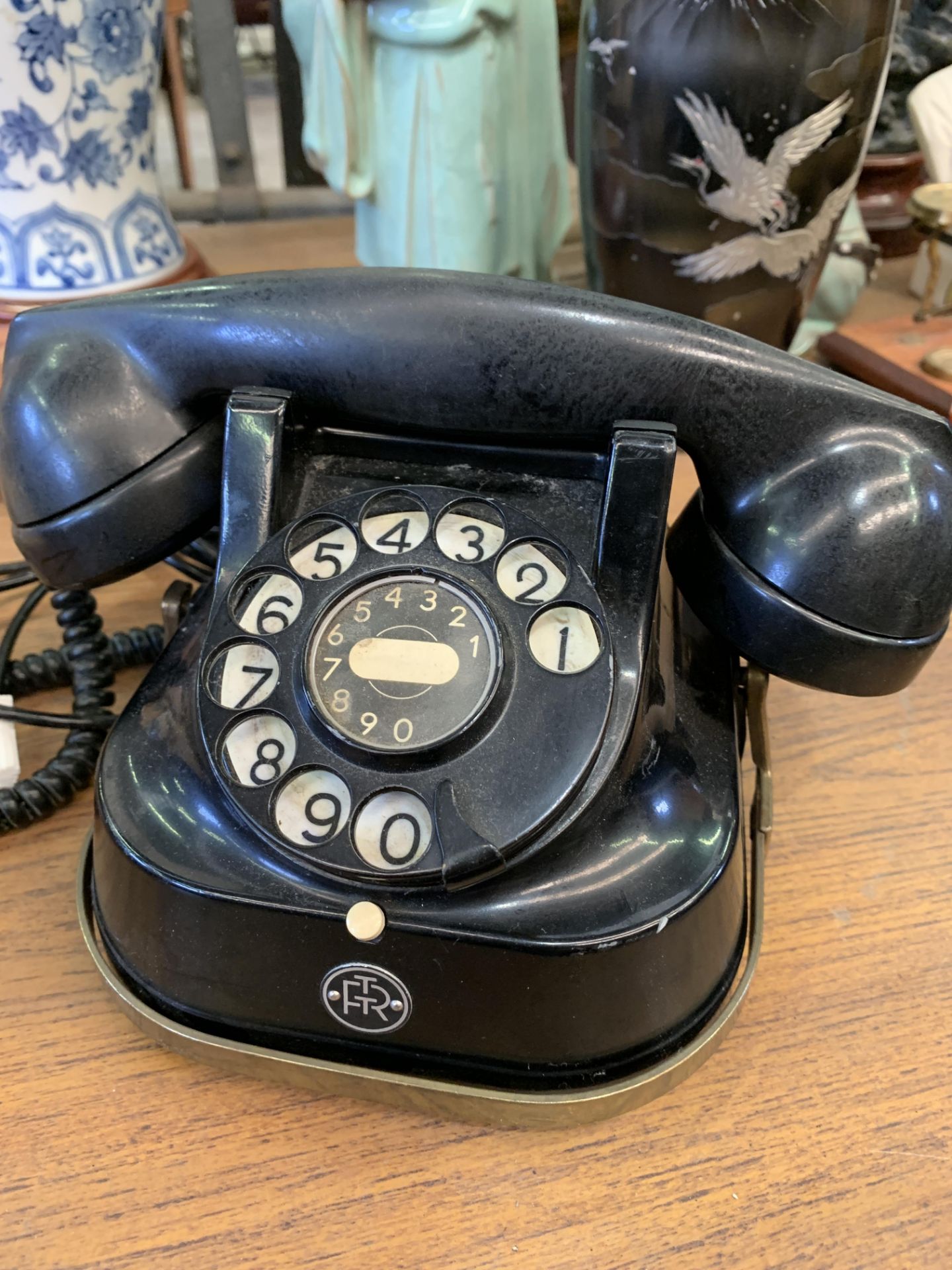 FTR black bakelite telephone - Image 3 of 4