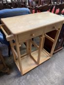 Laminated wood mobile kitchen work unit