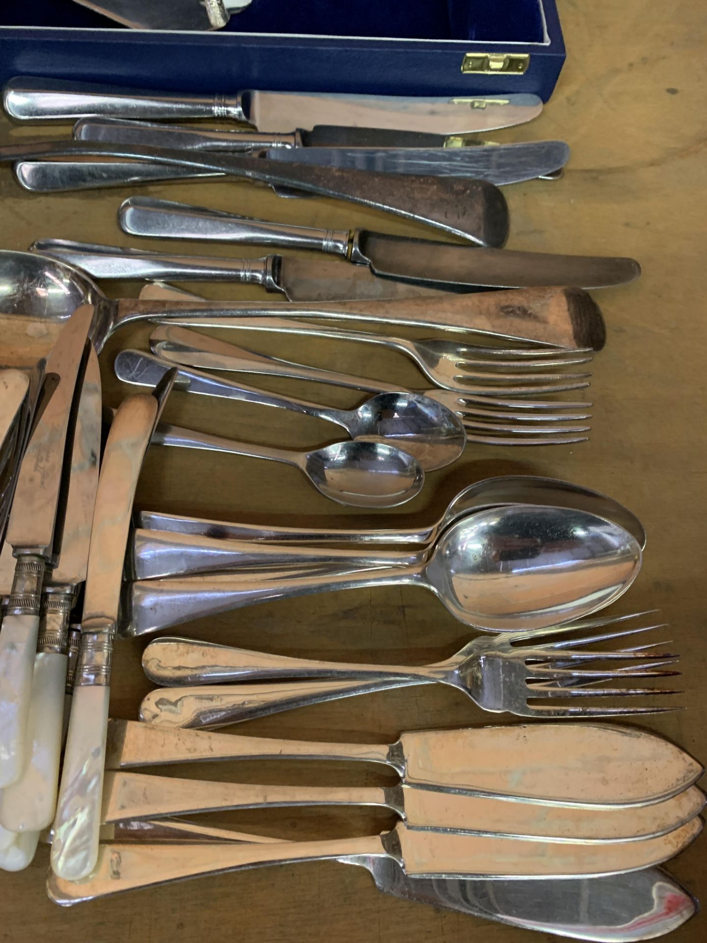 Quantity of silver plate cutlery - Image 3 of 4