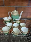 Six part tea and coffee sets