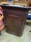 Mahogany corner wall cabinet