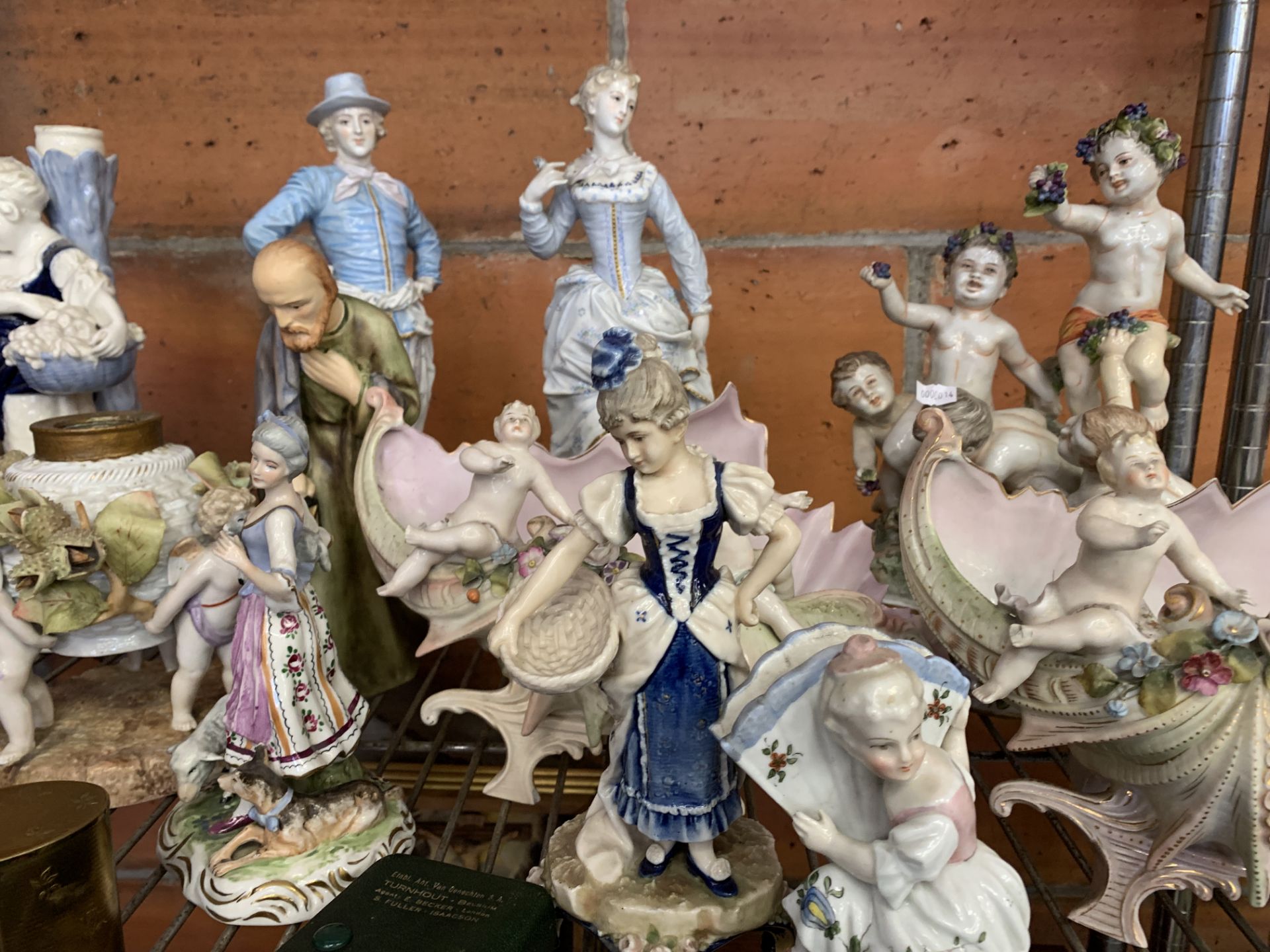 Quantity of Continental figurines - Bild 7 aus 10