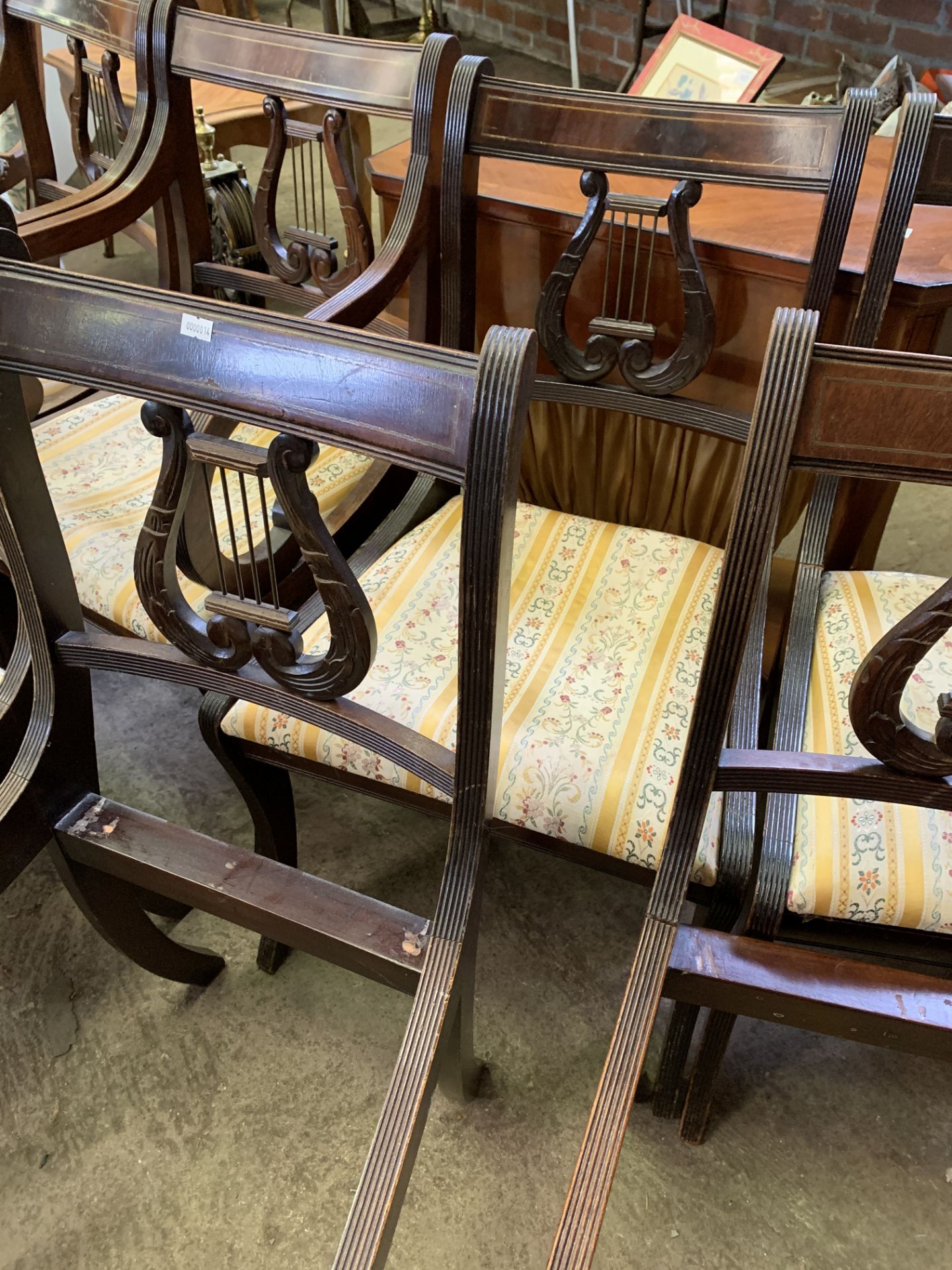 Eight reproduction dining chairs - Image 2 of 4
