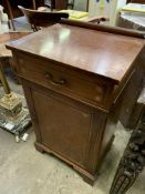 Banded inlaid mahogany cabinet