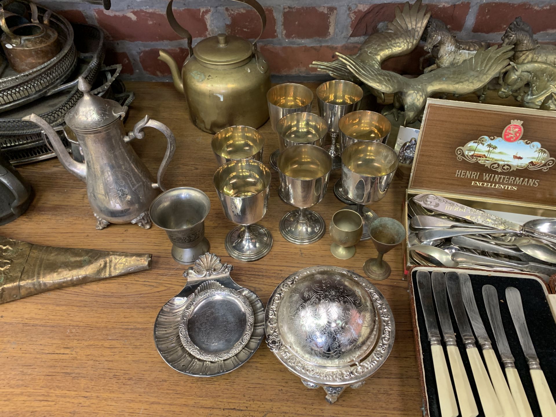 Collection of metalware